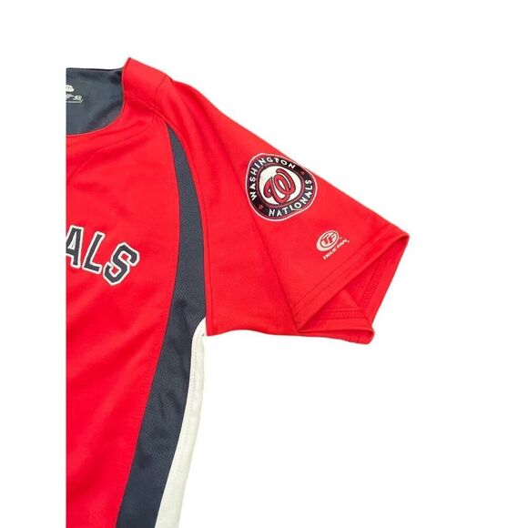 Youth Washington Nationals MLB Red Jersey Sz Large - Picture 4 of 5